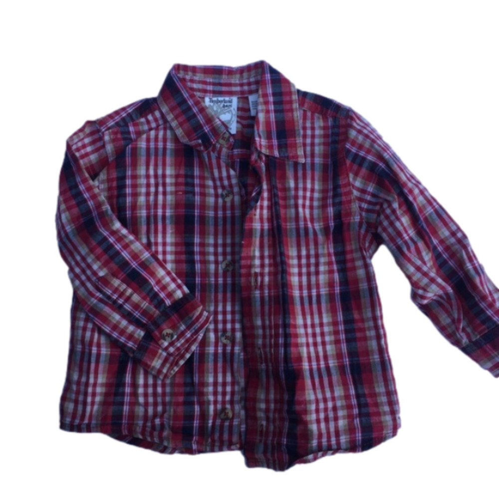 Timberland‎ plaid button down shirt